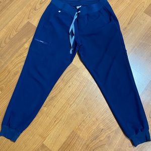Figs blue scrub joggers
